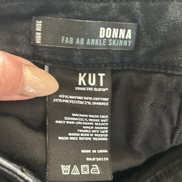 KUT FROM THE KLOTH DONNA SKINNY JEANS - Picture 4 of 4